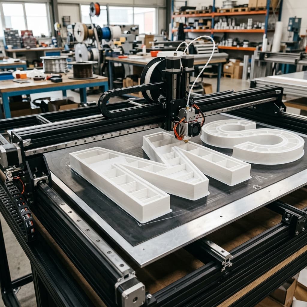 3D Kutu Harf Üretim Detay